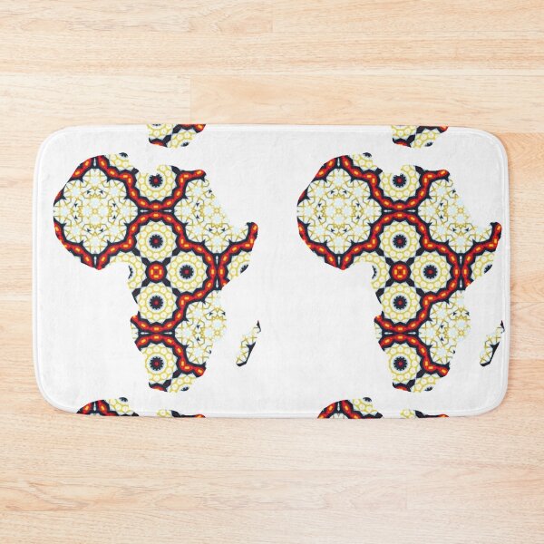 Item preview, African Continent with Ankara Print -  Colorful Patterns. designed and sold by NaniniDesigns.
