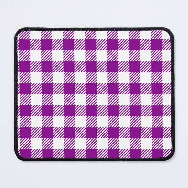 Item preview, Gingham Plaid Purple White designed and sold by AlteredAtelier.