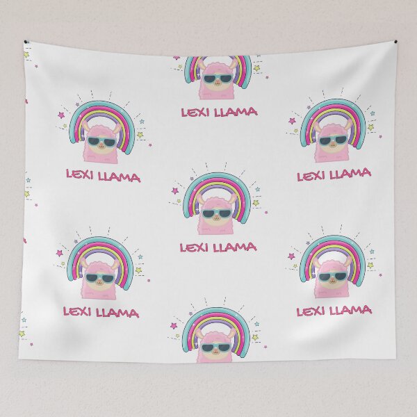 Item preview, Lexi Llama Tshirt - Lexi Llama Rainbow Sticker designed and sold by loosequee.