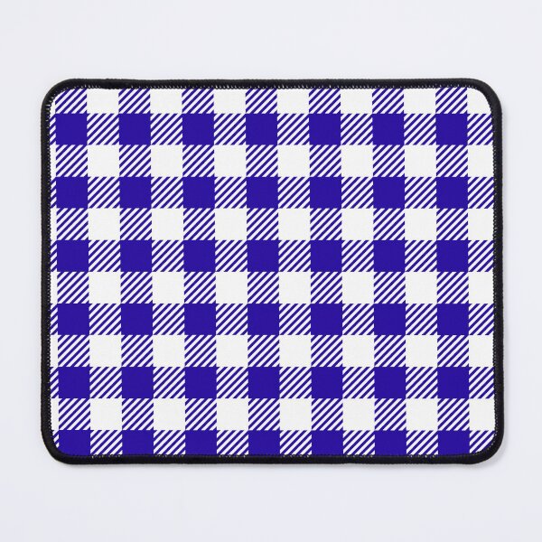 Item preview, Gingham Plaid Royal Blue White designed and sold by AlteredAtelier.