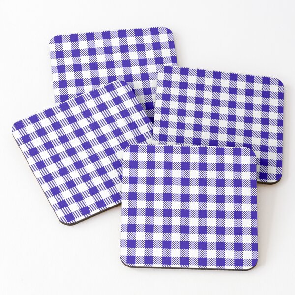 Item preview, Gingham Plaid Royal Blue White designed and sold by AlteredAtelier.