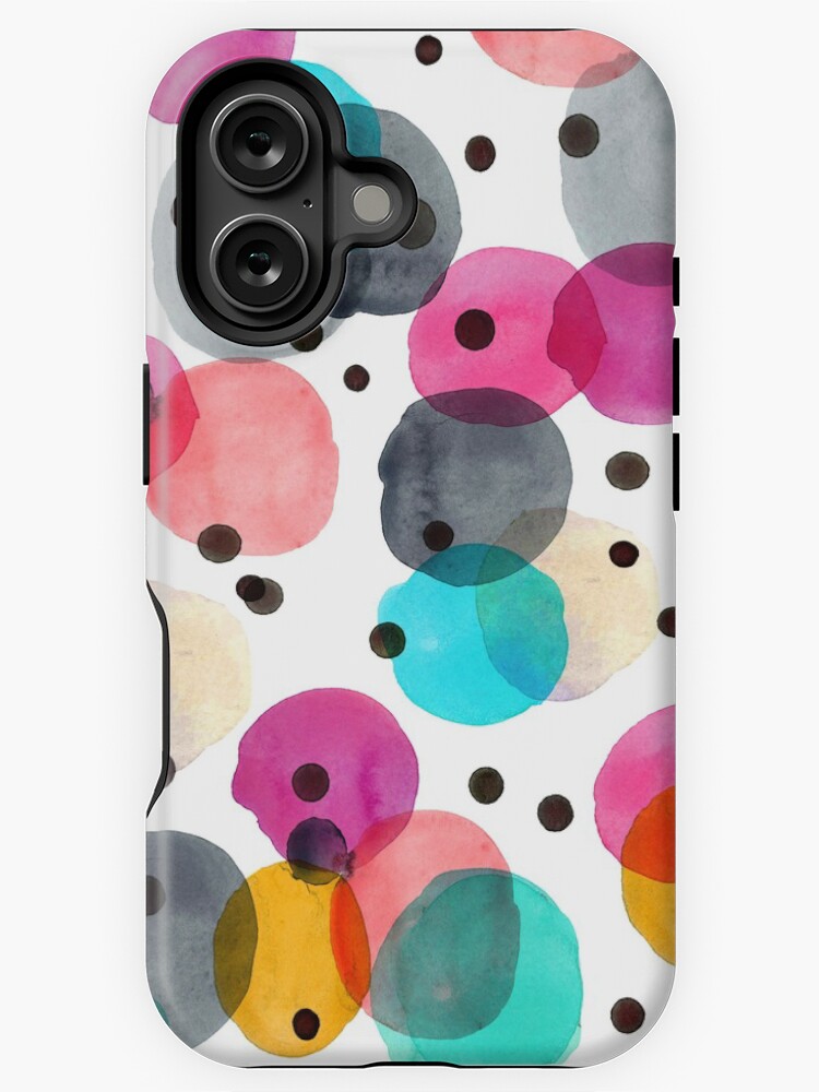 Thumbnail 1 of 4, iPhone Case, Festive Dots designed and sold by crystalwalen.