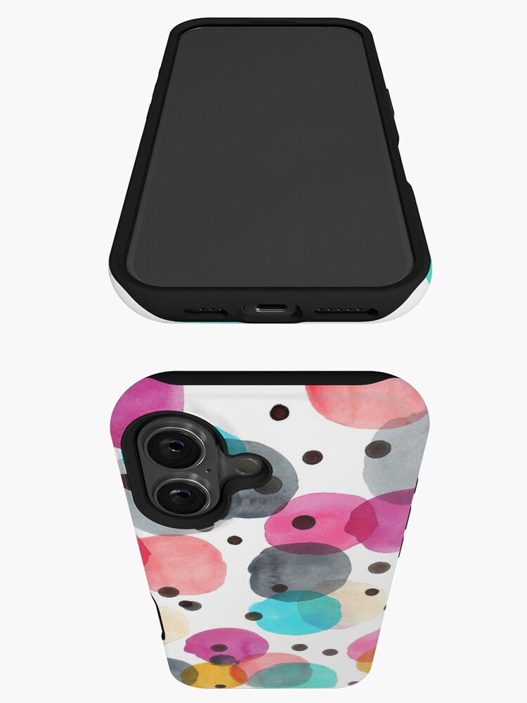 Thumbnail 3 of 4, iPhone Case, Festive Dots designed and sold by crystalwalen.