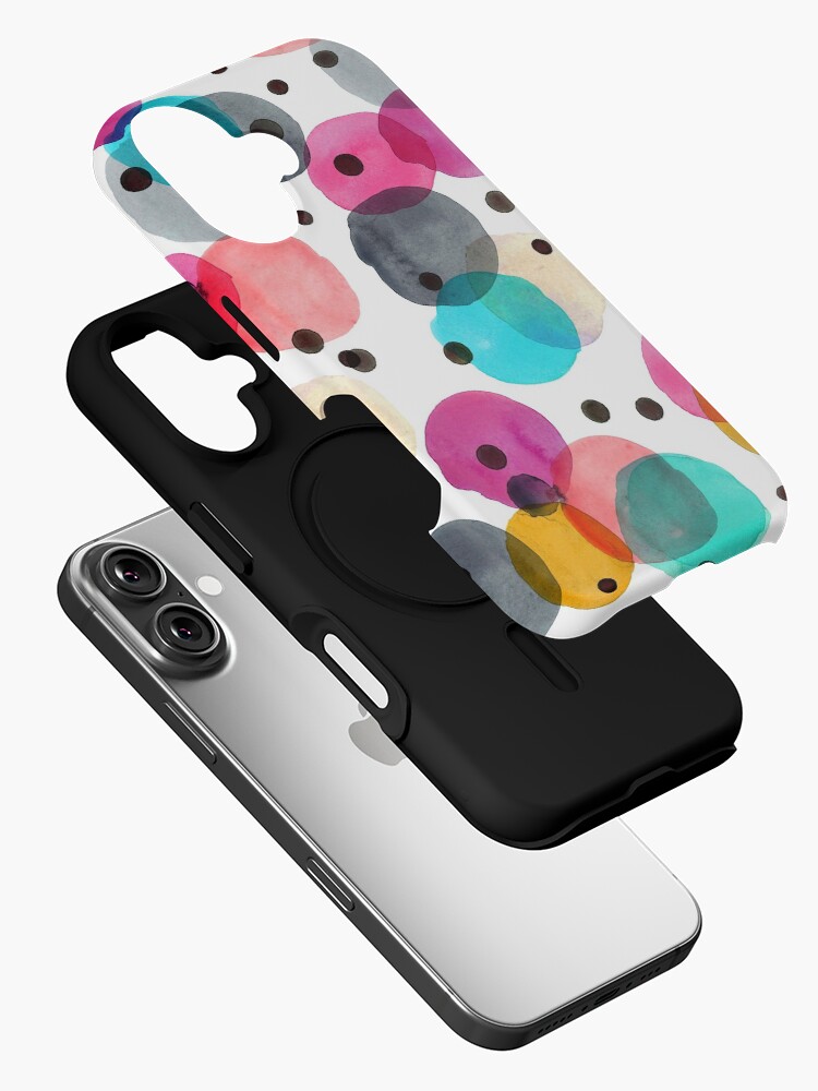 Thumbnail 2 of 4, iPhone Case, Festive Dots designed and sold by crystalwalen.