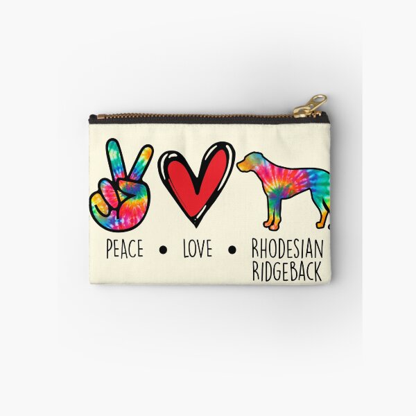 Item preview, Rhodesian Ridgeback Tie  Dye Peace Love Dog Mom  designed and sold by rafaeltto.