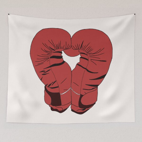 Item preview, Red Boxing Gloves such as Heart - Pair of Boxing Gloves designed and sold by Mrs-PenLine.