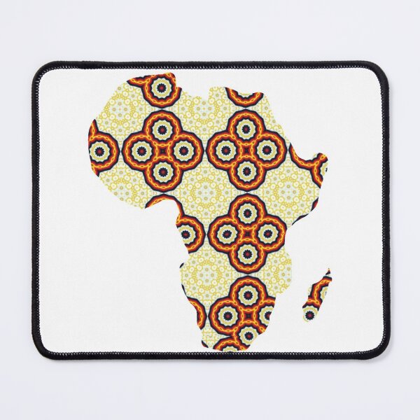 Item preview, African Continent with Ankara Print -  Colorful Patterns. designed and sold by NaniniDesigns.