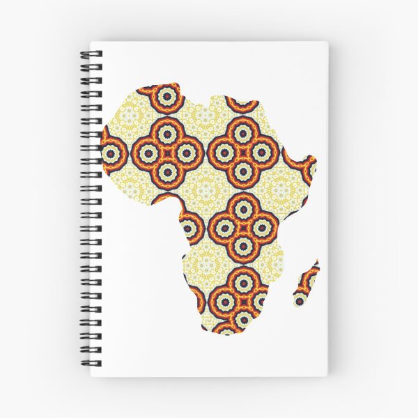 Item preview, African Continent with Ankara Print -  Colorful Patterns. designed and sold by NaniniDesigns.