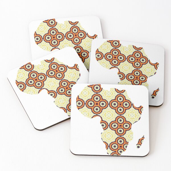 Item preview, African Continent with Ankara Print -  Colorful Patterns. designed and sold by NaniniDesigns.