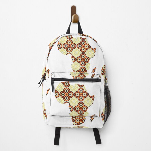 Item preview, African Continent with Ankara Print - Colorful Patterns. designed and sold by NaniniDesigns.