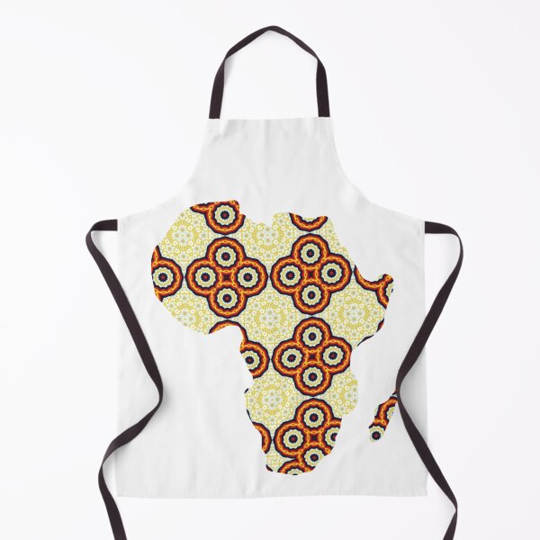 Item preview, African Continent with Ankara Print - Colorful Patterns. designed and sold by NaniniDesigns.