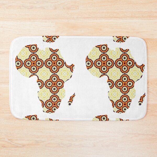 Item preview, African Continent with Ankara Print -  Colorful Patterns. designed and sold by NaniniDesigns.
