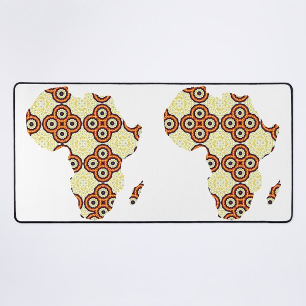 Item preview, African Continent with Ankara Print - Colorful Patterns. designed and sold by NaniniDesigns.
