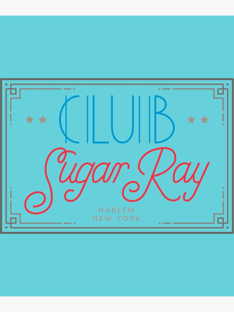 Sugar Ray " Poster for Sale by AncestryAndMe Redbubble