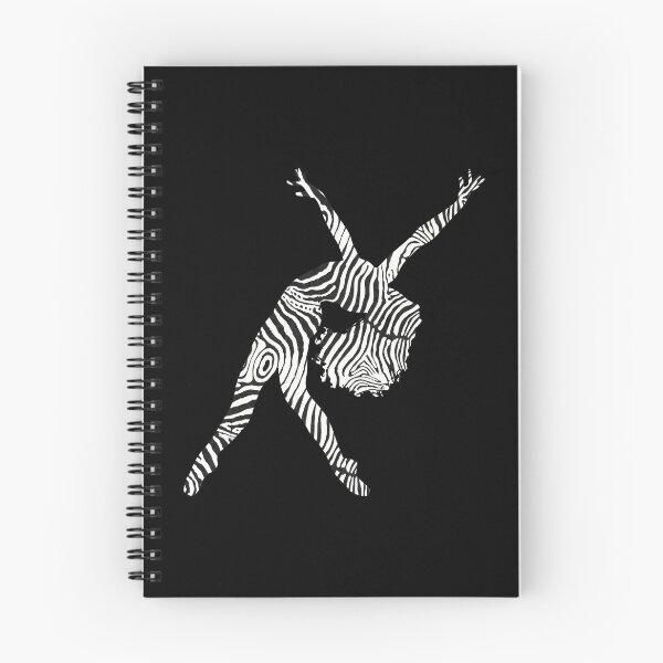Item preview, LYRICAL BALLET - ZEBRA TEXTURE - BALLERINA SILHOUETTE designed and sold by KoolDsignsDANCE.
