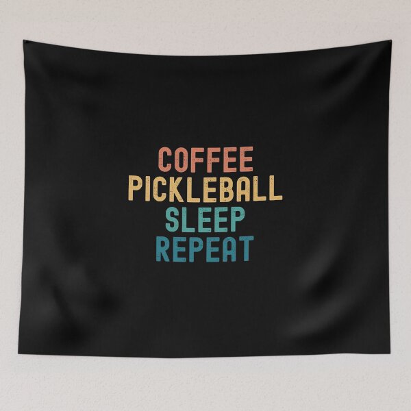 Item preview, Coffee Pickleball Sleep Repeat - Funny Pickleball & Coffee Gift designed and sold by kindxinn.