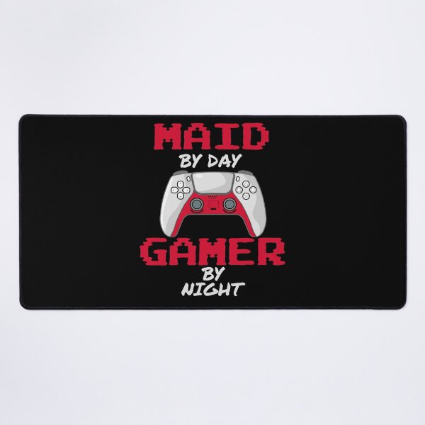 Funny Maid Gaming Desk Mat