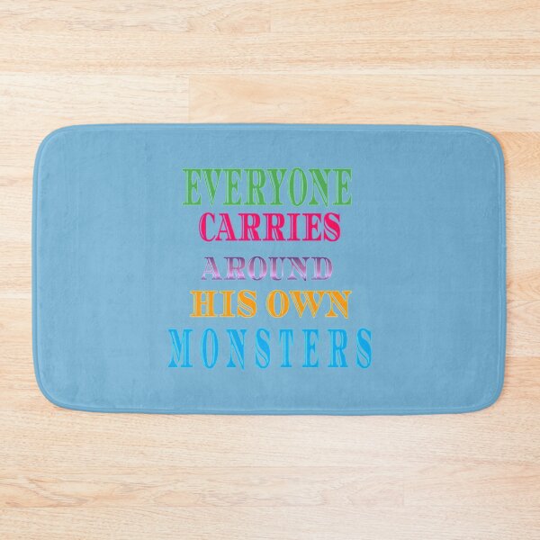 Item preview, EVERYONE CARRIES AROUND HIS OWN MONSTERS a text art   designed and sold by AncestryAndMe.