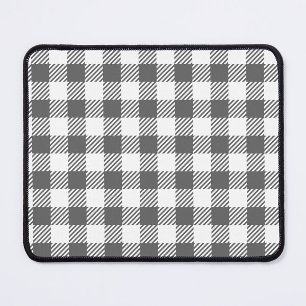 Item preview, Gingham Plaid Gray White designed and sold by AlteredAtelier.