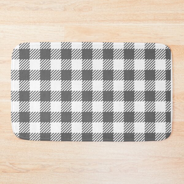 Item preview, Gingham Plaid Gray White designed and sold by AlteredAtelier.