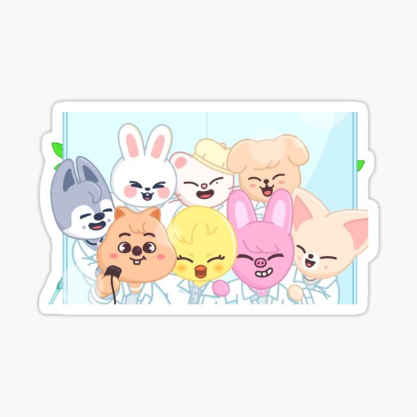 Stray Kids Stickers SKZOO | WolfChan, Leebit, Dwaekki, Jiniret, Quokka,  Bbokari, Puppym, Foxiny, bangchan, hyunjin, in, minho, han