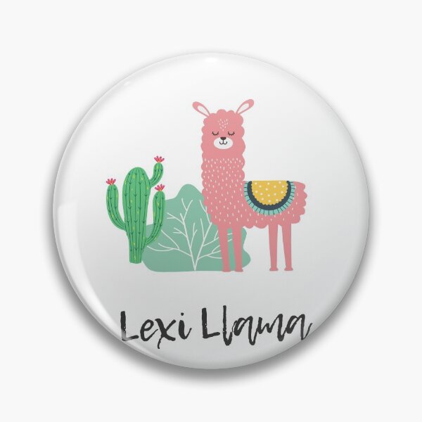 Item preview, Lexi Llama Tshirt - Hensler Llama Lex Cactus Sticker designed and sold by loosequee.