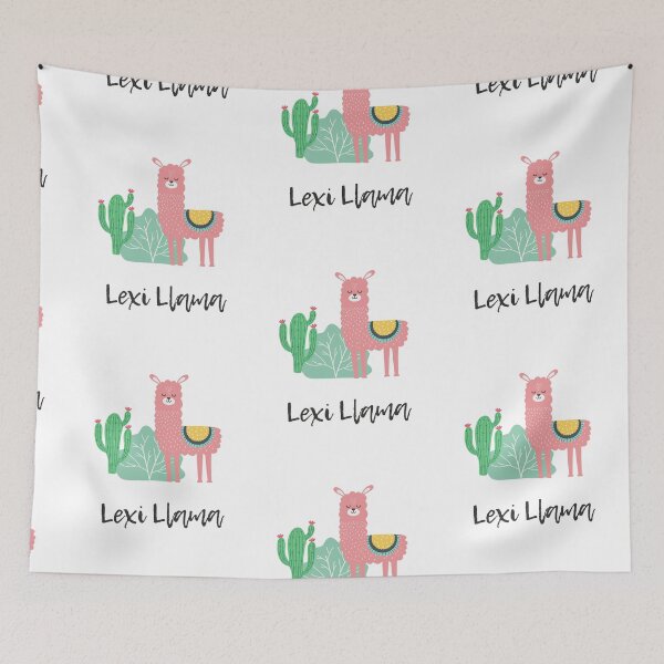 Item preview, Lexi Llama Tshirt - Hensler Llama Lex Cactus Sticker designed and sold by loosequee.