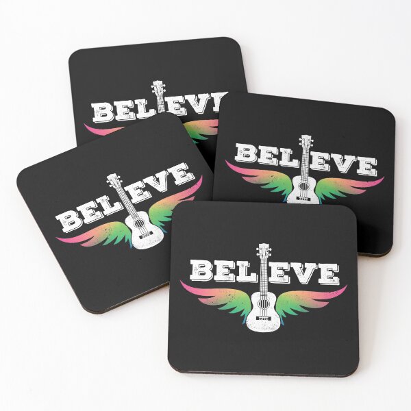 Item preview, Believe Colorful Ukulele Wings Ukulele designed and sold by nightsworthy.