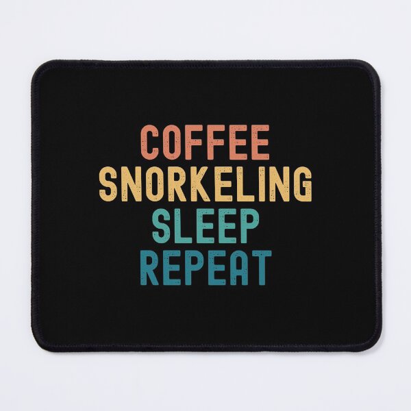 Item preview, Coffee Snorkeling Sleep Repeat - Funny Snorkeling & Coffee Gift designed and sold by kindxinn.
