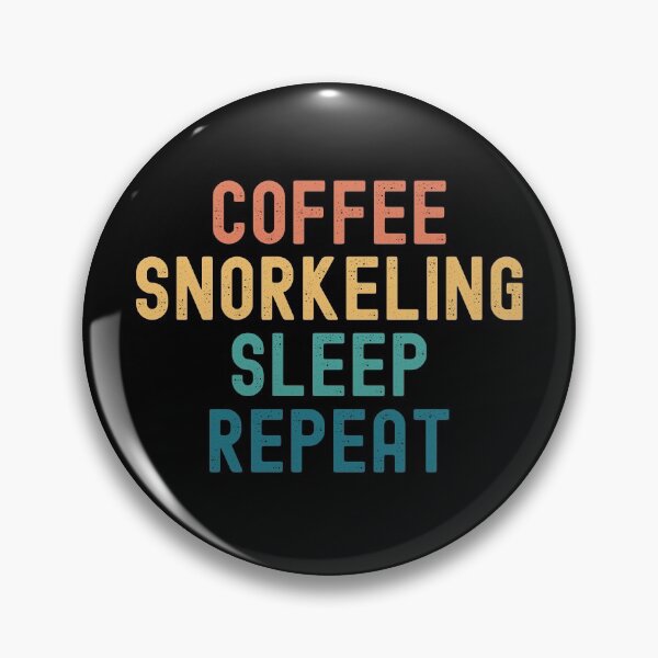 Item preview, Coffee Snorkeling Sleep Repeat - Funny Snorkeling & Coffee Gift designed and sold by kindxinn.