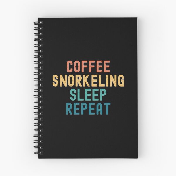 Item preview, Coffee Snorkeling Sleep Repeat - Funny Snorkeling & Coffee Gift designed and sold by kindxinn.