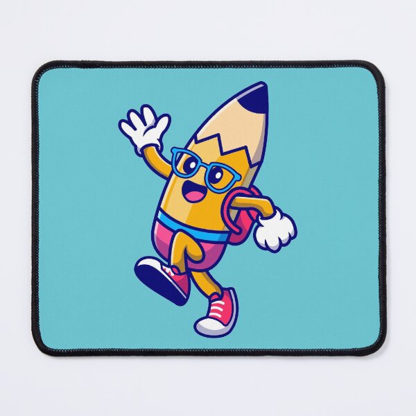 Item preview, Cute pencil waving hand cartoon icon designed and sold by bhavdip.