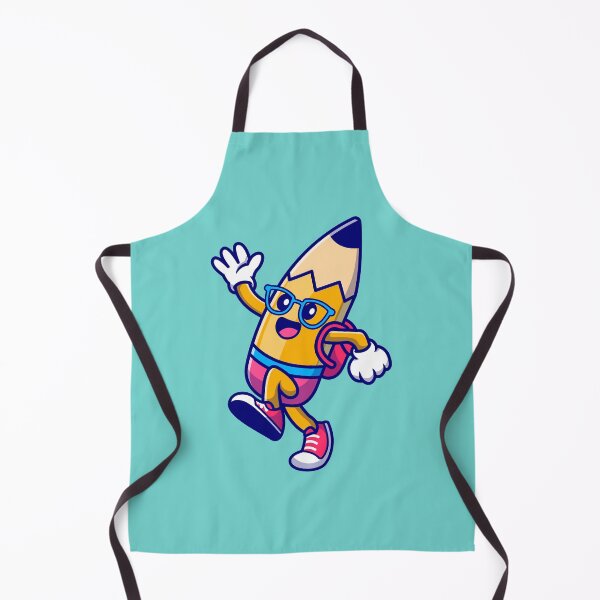 Item preview, Cute pencil waving hand cartoon icon designed and sold by bhavdip.