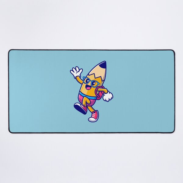Item preview, Cute pencil waving hand cartoon icon designed and sold by bhavdip.