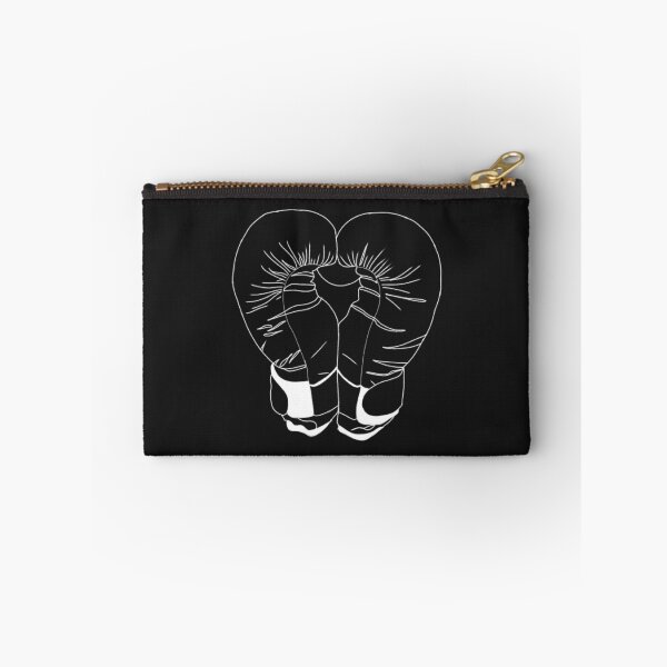 Item preview, White Boxing Gloves Line Art such as Heart - Pair of Boxing Gloves designed and sold by Mrs-PenLine.