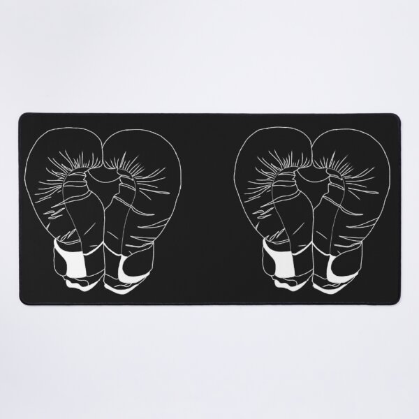 Item preview, White Boxing Gloves Line Art such as Heart - Pair of Boxing Gloves designed and sold by Mrs-PenLine.