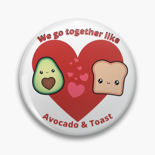 Item preview, Avocado & Toast Valentines Anniversary designed and sold by shyflamingo.