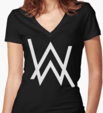 Alan Walker - Faded Women's Fitted V-Neck T-Shirt