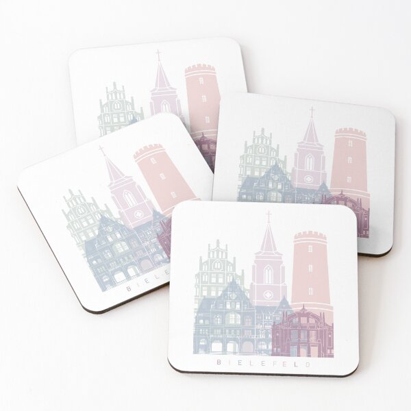 Item preview, BIELEFIELD SKYLINE POSTER PASTEL designed and sold by paulrommer.