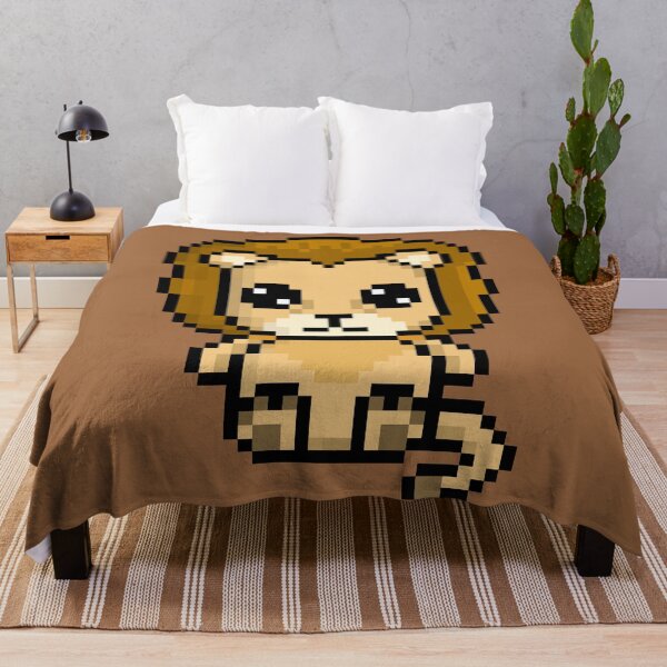 Item preview, Cute Lion (Chibi Pixel Animal Character) designed and sold by Pixe11y.