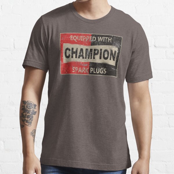 vintage champion spark plug t shirt