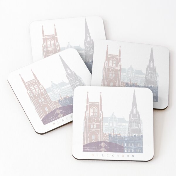 Item preview, BLACKBURN SKYLINE POSTER PASTEL designed and sold by paulrommer.