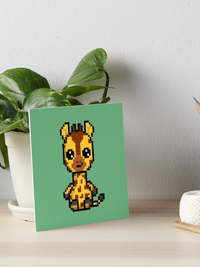 Cute Giraffe (Chibi Pixel Animal Character)