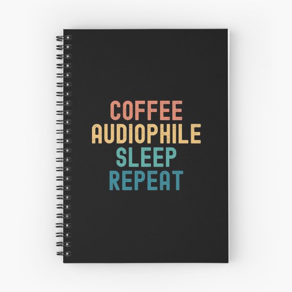 Item preview, Coffee Audiophile Sleep Repeat - Funny Audiophile & Coffee Gift designed and sold by kindxinn.