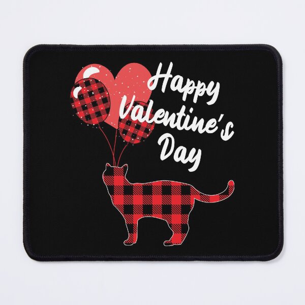 Item preview, Happy Valentines Day Plaid Cat designed and sold by Wheeler-Styl3.
