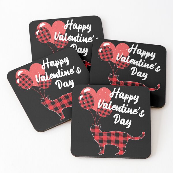 Item preview, Happy Valentines Day Plaid Cat designed and sold by Wheeler-Styl3.