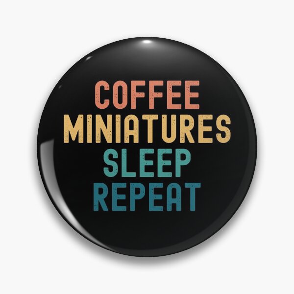 Item preview, Coffee Miniatures Sleep Repeat - Funny Miniatures & Coffee Gift designed and sold by kindxinn.