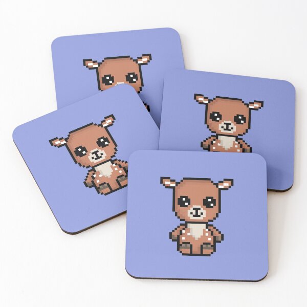 Item preview, Cute Deer (Chibi Pixel Animal Character) designed and sold by Pixe11y.