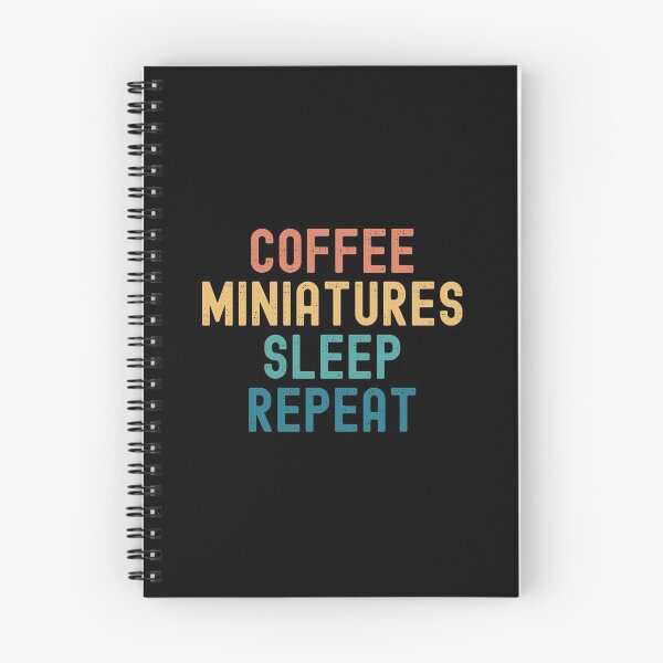 Item preview, Coffee Miniatures Sleep Repeat - Funny Miniatures & Coffee Gift designed and sold by kindxinn.