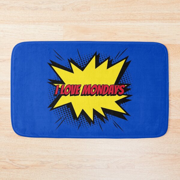 Item preview, I Love Mondays comic kapow style artwork designed and sold by CreatedbyJR.
